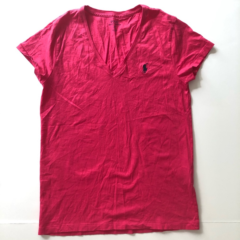 Polo v-neck tee